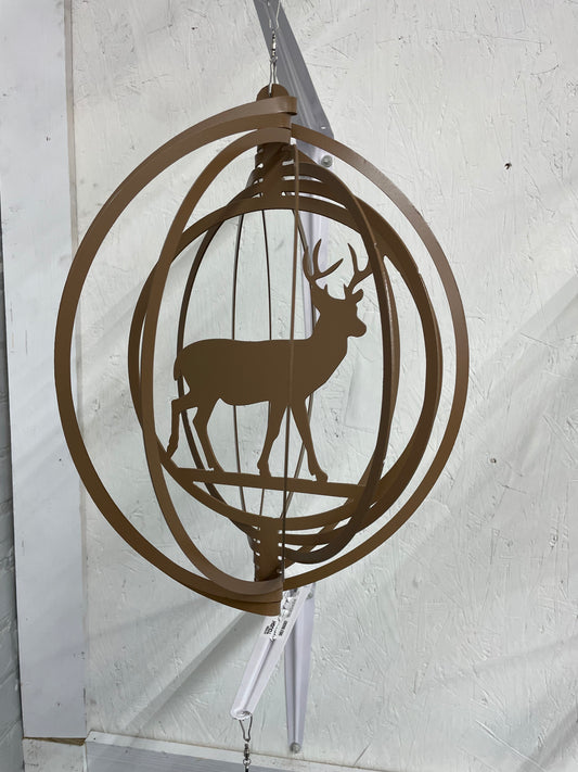 Metal Deer Wind Spinner V2